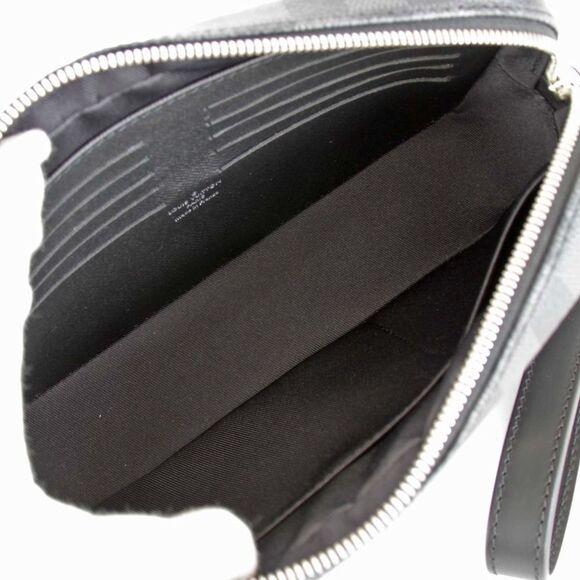 Louis Vuitton Pochette Kasai Clutch Bag Damier Graphite Canvas - Picture 6 of 9